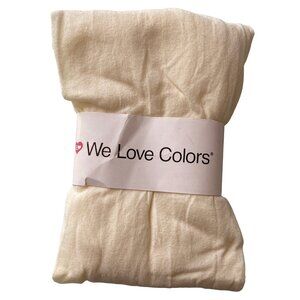 WE LOVE COLORS TIGHTS PANTYHOSE IVORY SIZE TALL NEW